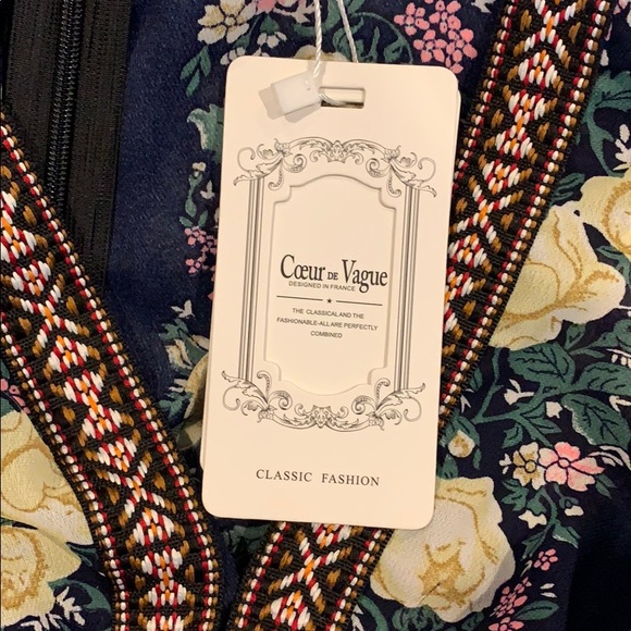 Coeur De Vague floral midi dress - Picture 11 of 12